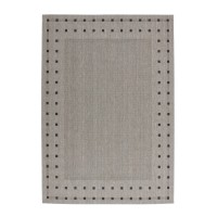 Tapis 170x120cm, design F025A coloris argent - Confort et élégance pour votre intérieur