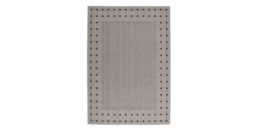 Tapis 290x200cm, design F025A coloris argent - Confort et élégance pour votre intérieur