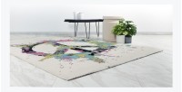 Tapis 230x160cm, design F104E coloris multicolore - Confort et élégance pour votre intérieur