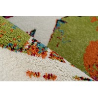 Tapis 290x200cm, design F204E coloris multicolore - Confort et élégance pour votre intérieur