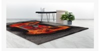 Tapis 150x80cm, design F304E coloris multicolore - Confort et élégance pour votre intérieur