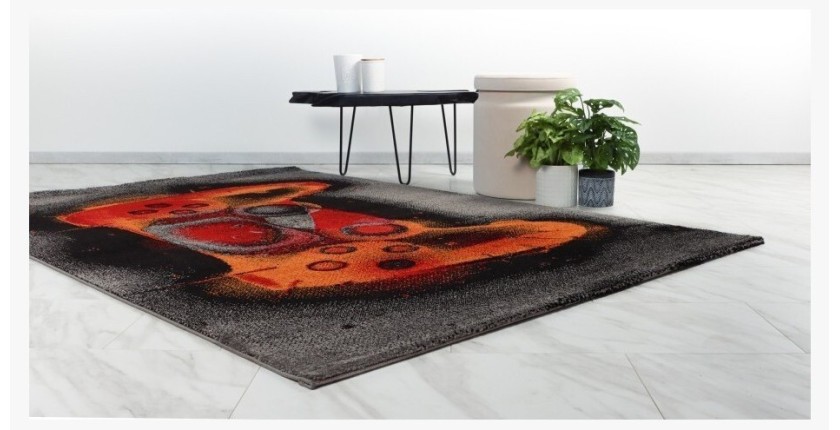 Tapis 150x80cm, design F304E coloris multicolore - Confort et élégance pour votre intérieur