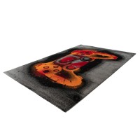 Tapis 150x80cm, design F304E coloris multicolore - Confort et élégance pour votre intérieur