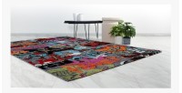 Tapis 150x80cm, design F404E coloris multicolore - Confort et élégance pour votre intérieur