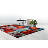 Tapis enfant et ado 150x80cm, design F504E coloris multicolore - Confort et élégance pour votre intérieur