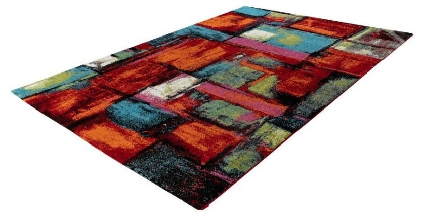 Tapis enfant et ado 230x160cm, design F504E coloris multicolore - Confort et élégance pour votre intérieur