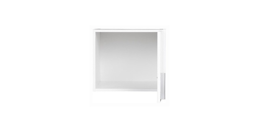 Surmeuble d'armoire une porte collection FLEX, coloris blanc brillant