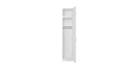 Surmeuble d'armoire une porte collection FLEX, coloris blanc brillant