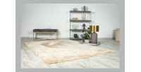 Tapis 290x200cm, design G008R coloris beige - Confort et élégance pour votre intérieur