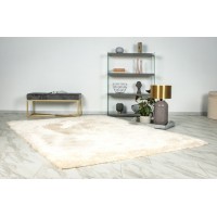 Tapis 290x200cm, design G008R coloris ivoire - Confort et élégance pour votre intérieur