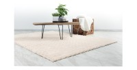 Tapis 170x120cm, design H008Y coloris ivoire - Confort et élégance pour votre intérieur
