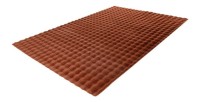 Tapis 290x200cm, design H008Y coloris rouge terracota - Confort et élégance pour votre intérieur