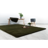 Tapis 290x200cm, design H008N coloris vert basilic - Confort et élégance pour votre intérieur