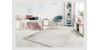 Tapis 290x200cm, design H008N coloris beige - Confort et élégance pour votre intérieur