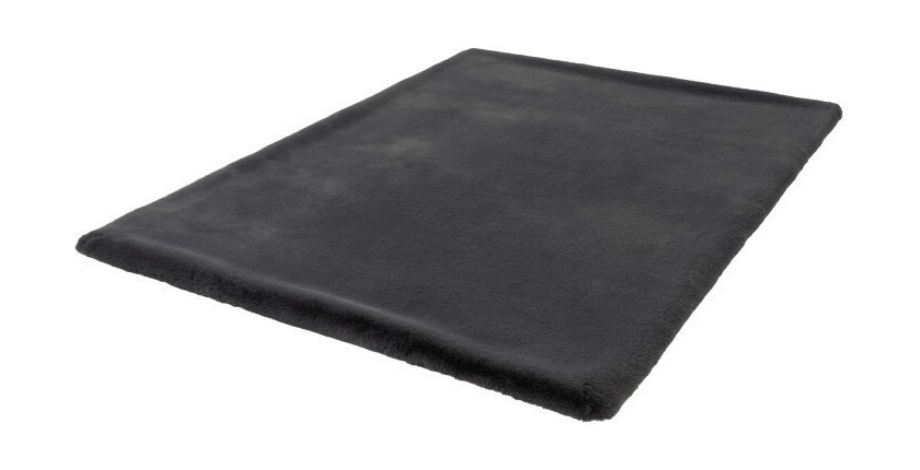 Tapis 150x80cm, design H008N coloris graphite - Confort et élégance pour votre intérieur