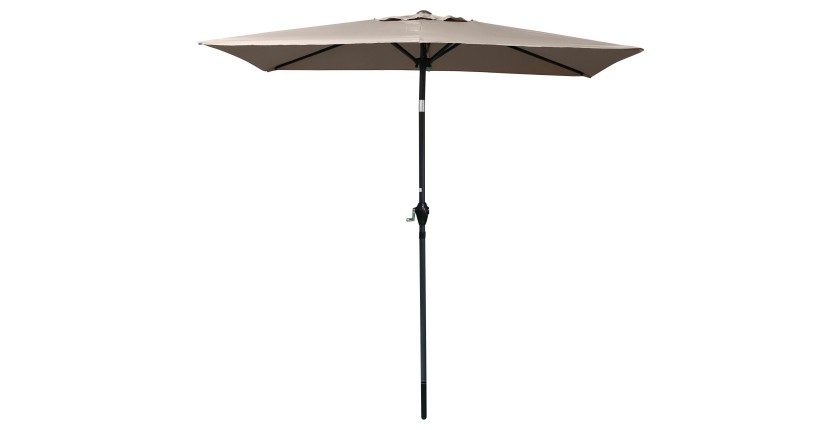 Parasol inclinable taupe 135x210cm