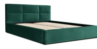 Lit coffre 160x200 coloris vert - Collection MANHATTAN