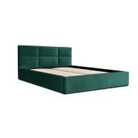 Lit coffre 160x200 coloris vert - Collection MANHATTAN