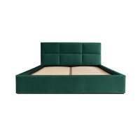 Lit coffre 160x200 coloris vert - Collection MANHATTAN