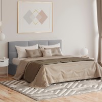 Lit coffre 140x200 coloris gris - Collection MANHATTAN