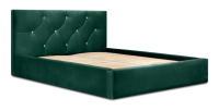 Lit coffre 180x200 coloris vert - Collection DUBAÏ