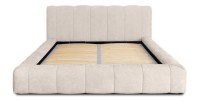 Lit coffre 140x200 coloris beige - Collection COCOON