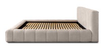 Lit coffre 160x200 coloris beige - Collection COCOON