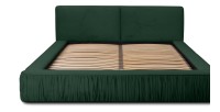 Lit coffre 140x200 coloris vert - Collection BRAVE