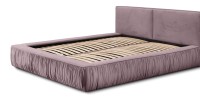 Lit coffre 160x200 coloris rose - Collection MINAO