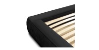 Lit coffre 140x200 coloris noir - Collection MINAO