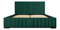 Lit coffre 160x200 coloris vert - Collection LAS