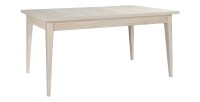 Table extensible salle à manger scandinave MALMO. Dimensions 180-220 cm avec rallonge. Coloris chêne clair.