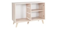 Commode 1 porte et 3 tiroirs de la collection MALMO. Meuble design type SCANDINAVE.