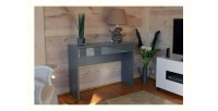 Meuble d'entrée, console ARENA coloris gris. Meuble design pour votre entrée