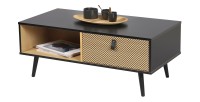 Table basse avec tiroir de style design et moderne dimensions 100x50x40cm