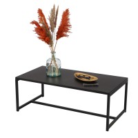 Table basse coloris noir style classique dimensions 100x50x36cm