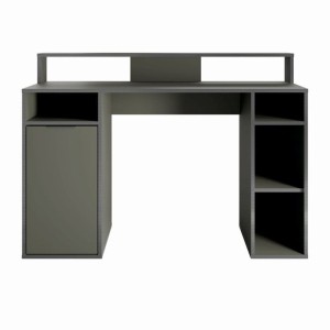 Bureau 1 Porte GRAPHIX - 125 cm - Graphite Gris - Collection GRAPHIX