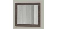 Lot de 3 miroirs 60x60x2 cm - Collection AUGUSTA - Coloris gris Bodega