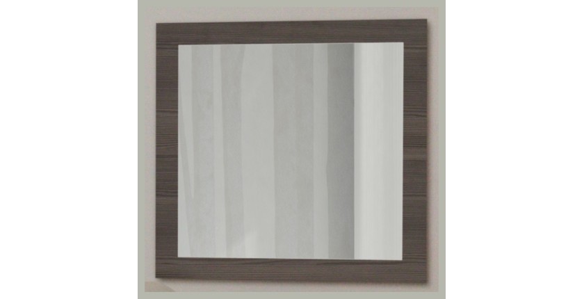 Lot de 3 miroirs 60x60x2 cm - Collection AUGUSTA - Coloris gris Bodega