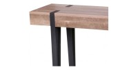 Console LOVY – Bois avec Pieds en Métal Noir