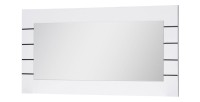 Grand miroir blanc 120x60 cm – Collection LINA