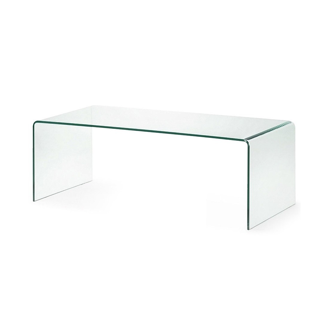 Table basse collection AXEL. Meuble type CONTEMPORAIN en verre trempé