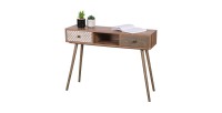 Console ALTA coloris chêne clair avec 2 tiroirs – Design scandinave et rangement pratique