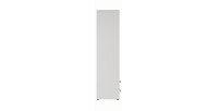 Armoire 2 portes avec miroir TOM – Dimensions H185 x L80 x P52 cm – Coloris blanc – Style design