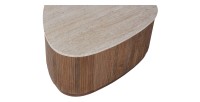 Table basse en bois massif collection DELHI 100cm - Style ethnique et design