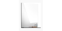 Miroir de salle de bain SCOTT – Gris foncé – 60x79x18 cm